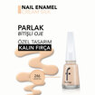 Flormar Nail Enamel Uzun Süre Kalıcı Besleyici Oje - 246 Cream Silk - Görsel 5