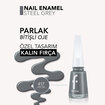 Flormar Nail Enamel Uzun Süre Kalıcı Besleyici Oje - 417 Steel Gray - Görsel 5