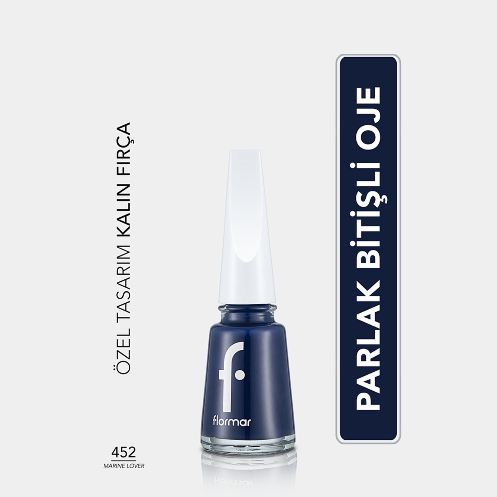 Flormar Nail Enamel Uzun Süre Kalıcı Besleyici Oje - 452 Marine Lover - Görsel 2