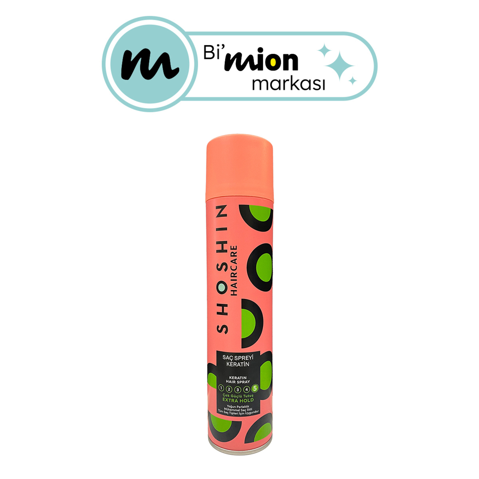 Shoshin Keratin Saç Spreyi Çok Güçlü Tutuş 300 Ml