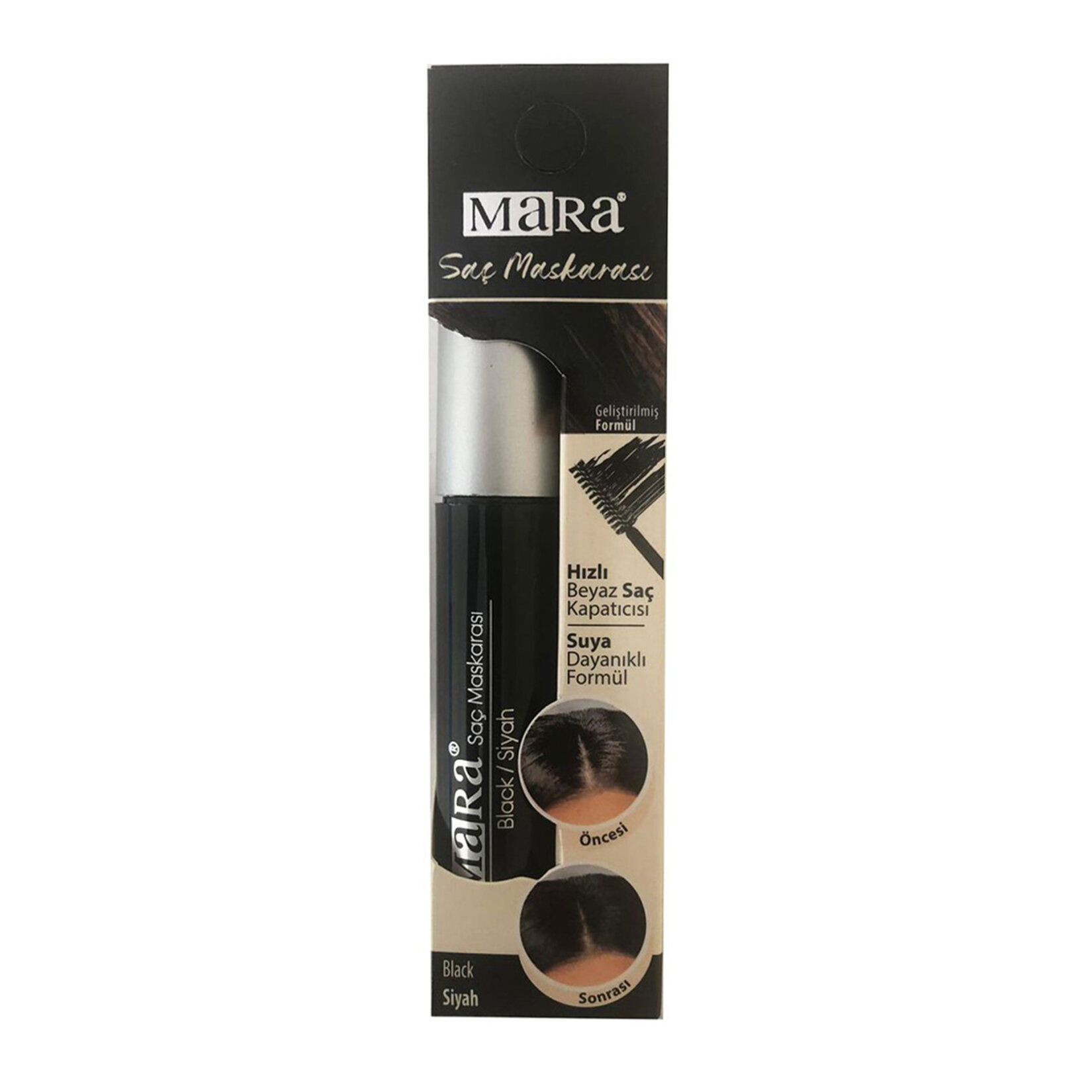 Mara Saç Maskarası-Siyah 6 Ml