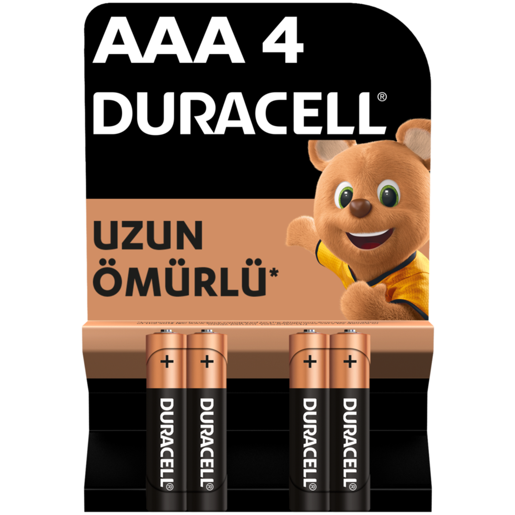 Duracell Alkalin AAA İnce Kalem Pil, 1,5V (LR03 / MN2400), 4’lü Paket - Görsel 1