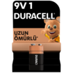 Duracell Alkalin 9V Pil, (6LR61 / MN1604), 1'li Paket - Görsel 1