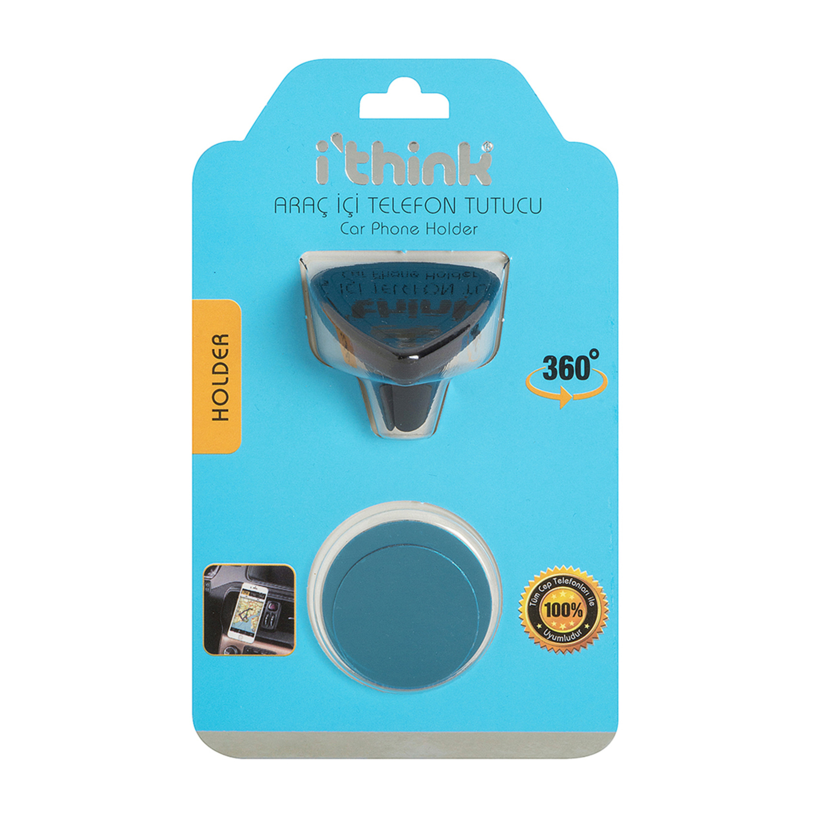 i'think Araç İçi Mıknatıslı Telefon Tutucu