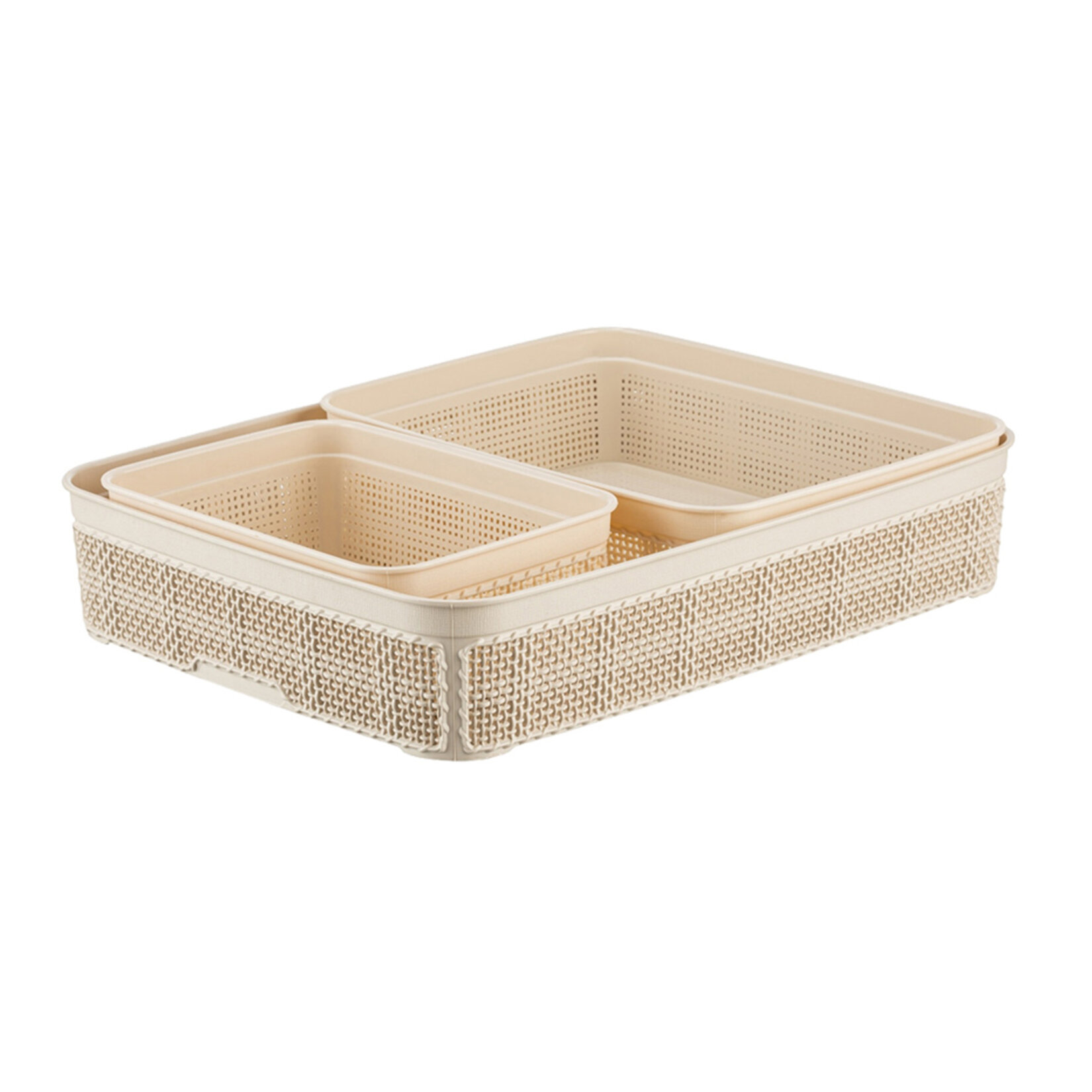 Bee Home Jute Çok Amaçlı Sepet 3'lü