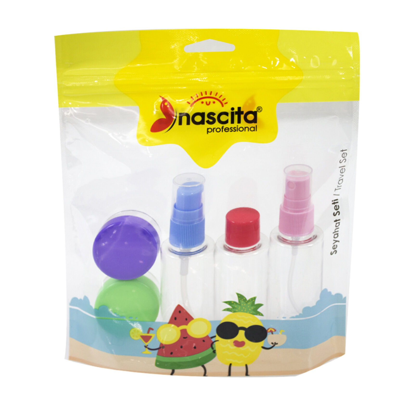 Nascita Seyahat Tipi Kozmetik Dolum Seti 5'li S19