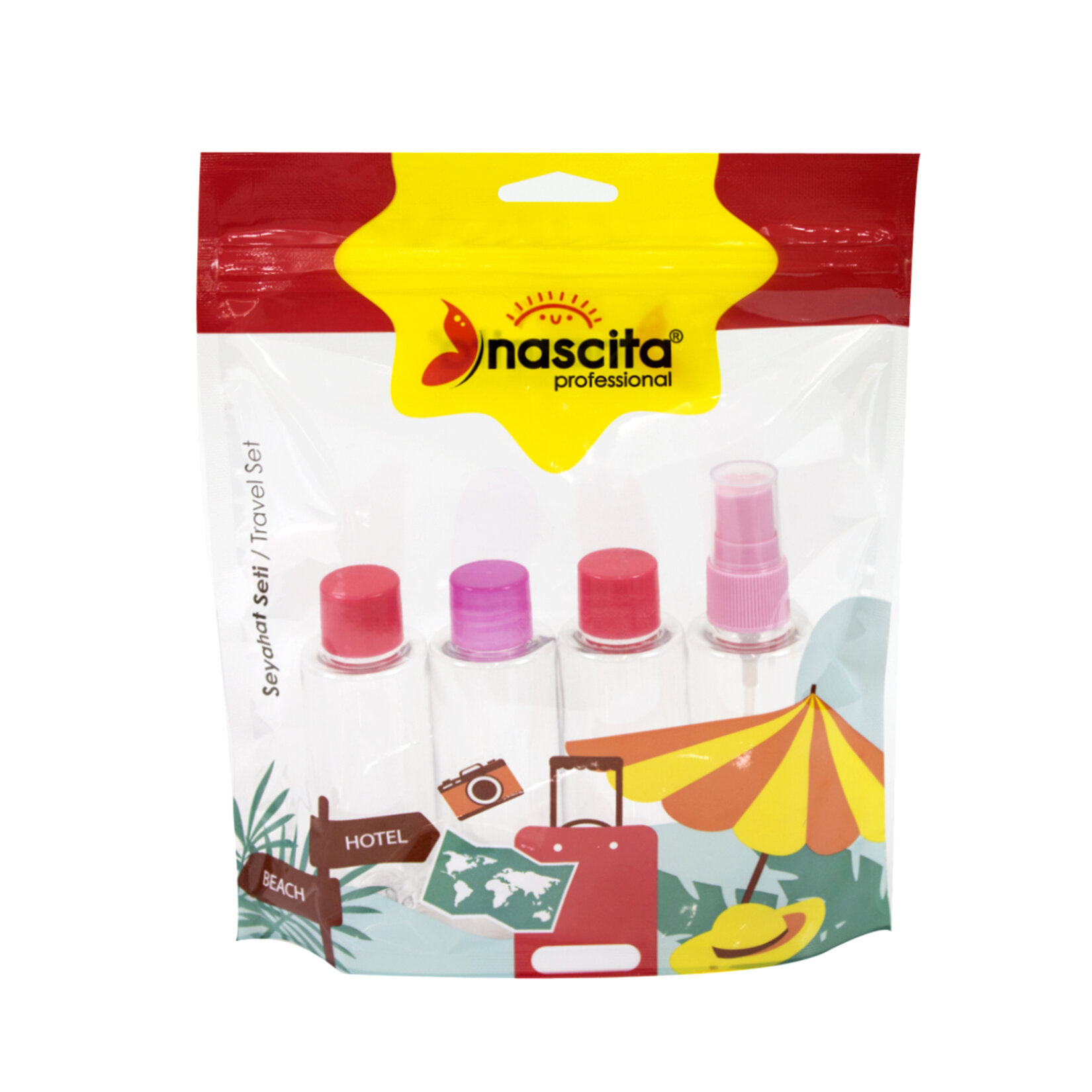 Nascita Seyahat Tipi Kozmetik Dolum Seti 4'lü -S20 - Görsel 1
