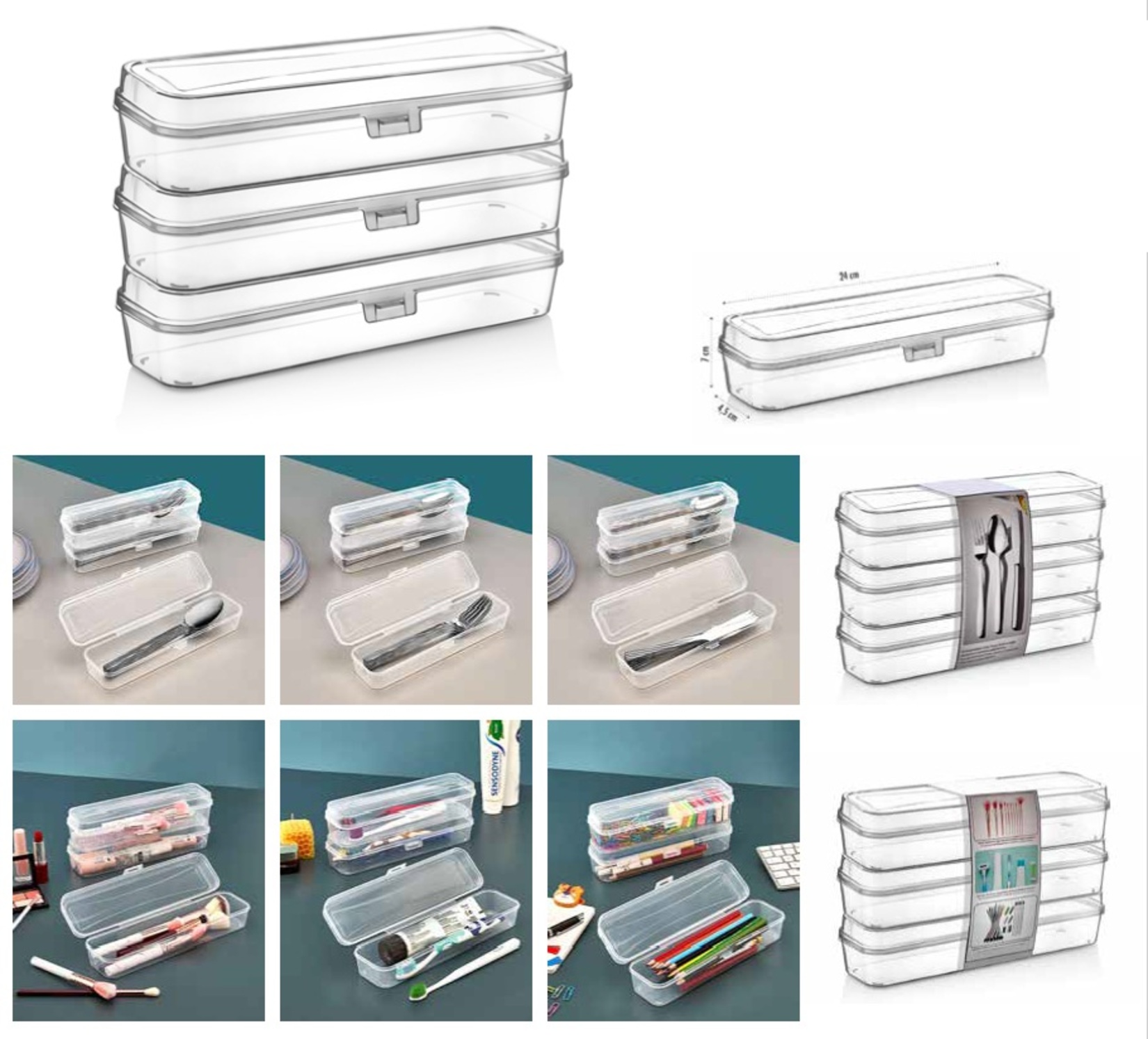 Timex Çok Amaçlı Organizer 3'lü Set - Görsel 3