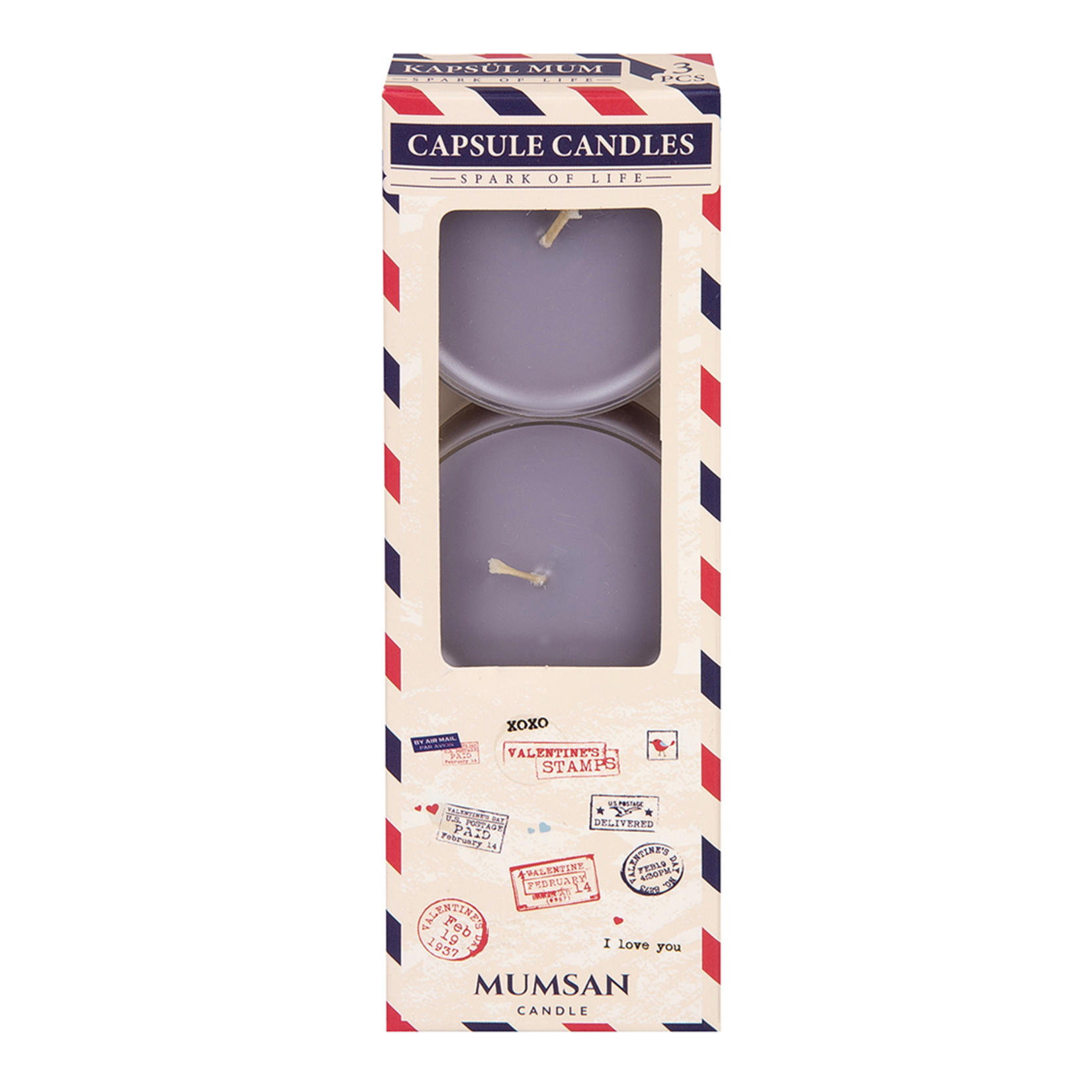 Mumsan Maxi 3'lü Tealight Mum - Görsel 1
