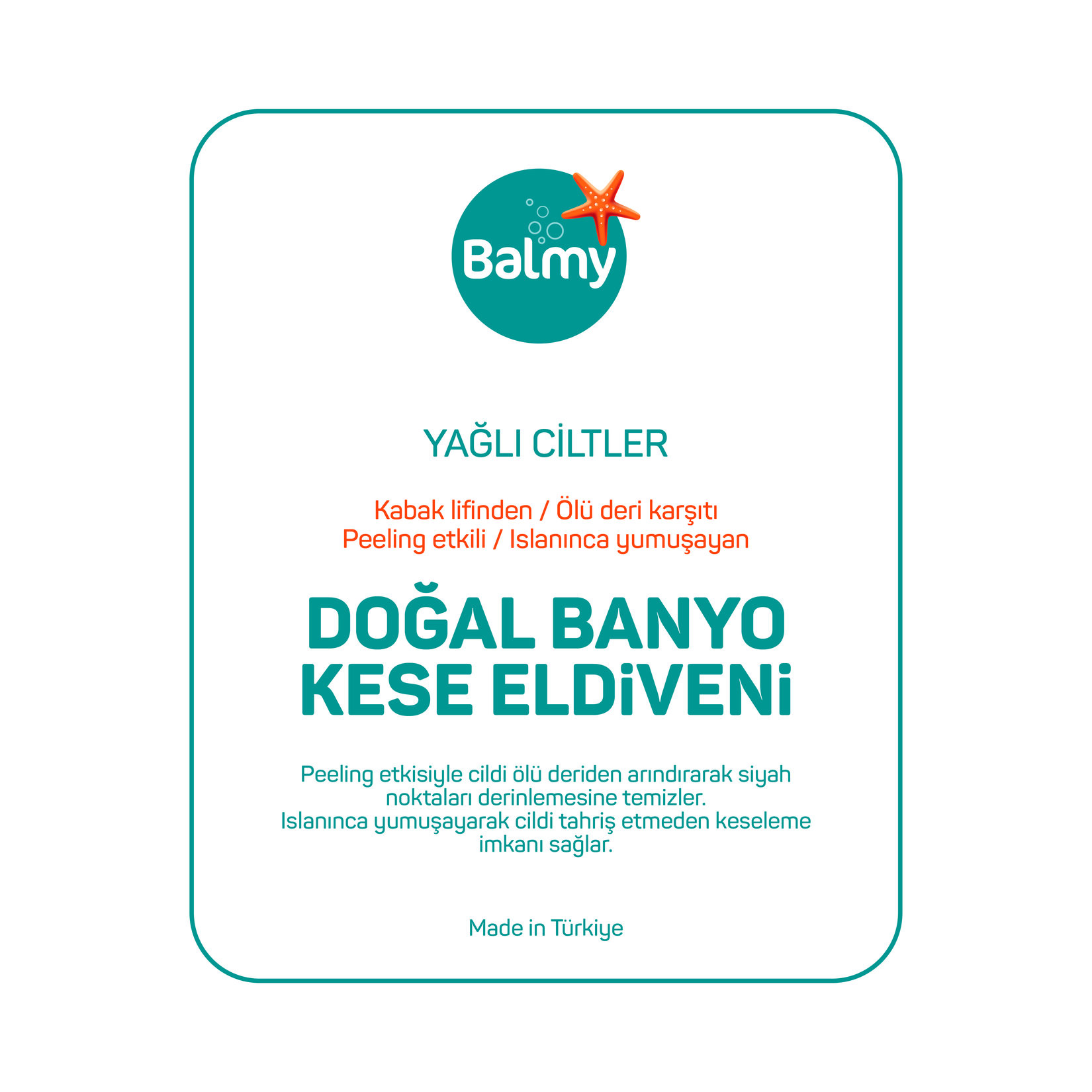 Balmy Loofah Havlu Eldiven(11011) - Görsel 2
