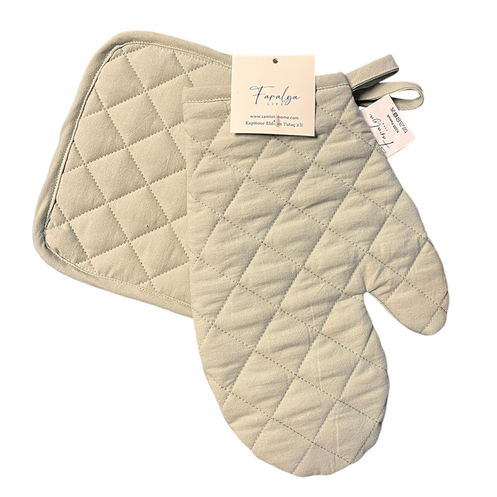 Samteks Faralya Bahar Eldiven Tutaç 2'li Set