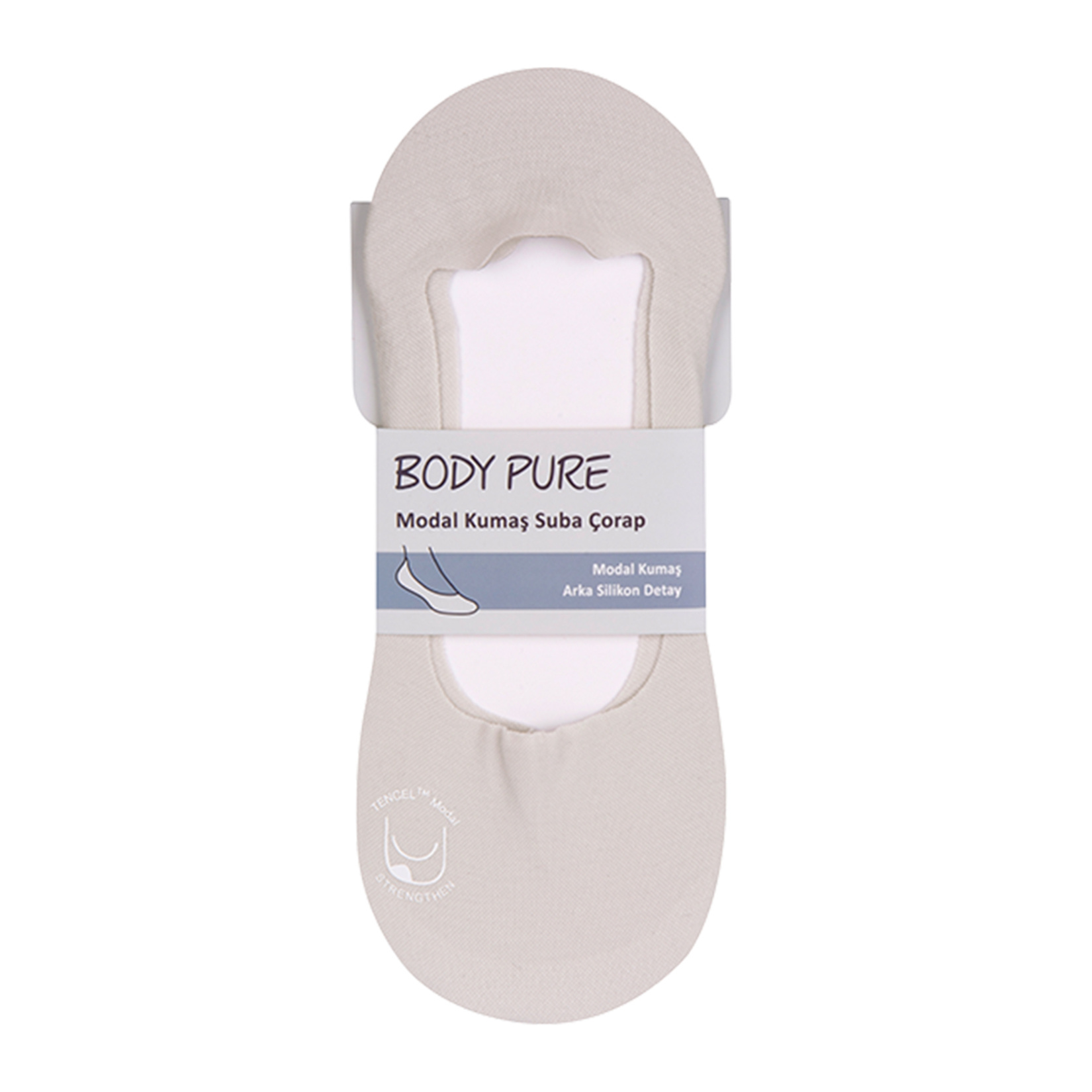 Body Pure Modal Kumaş Suba Çorap - Görsel 2