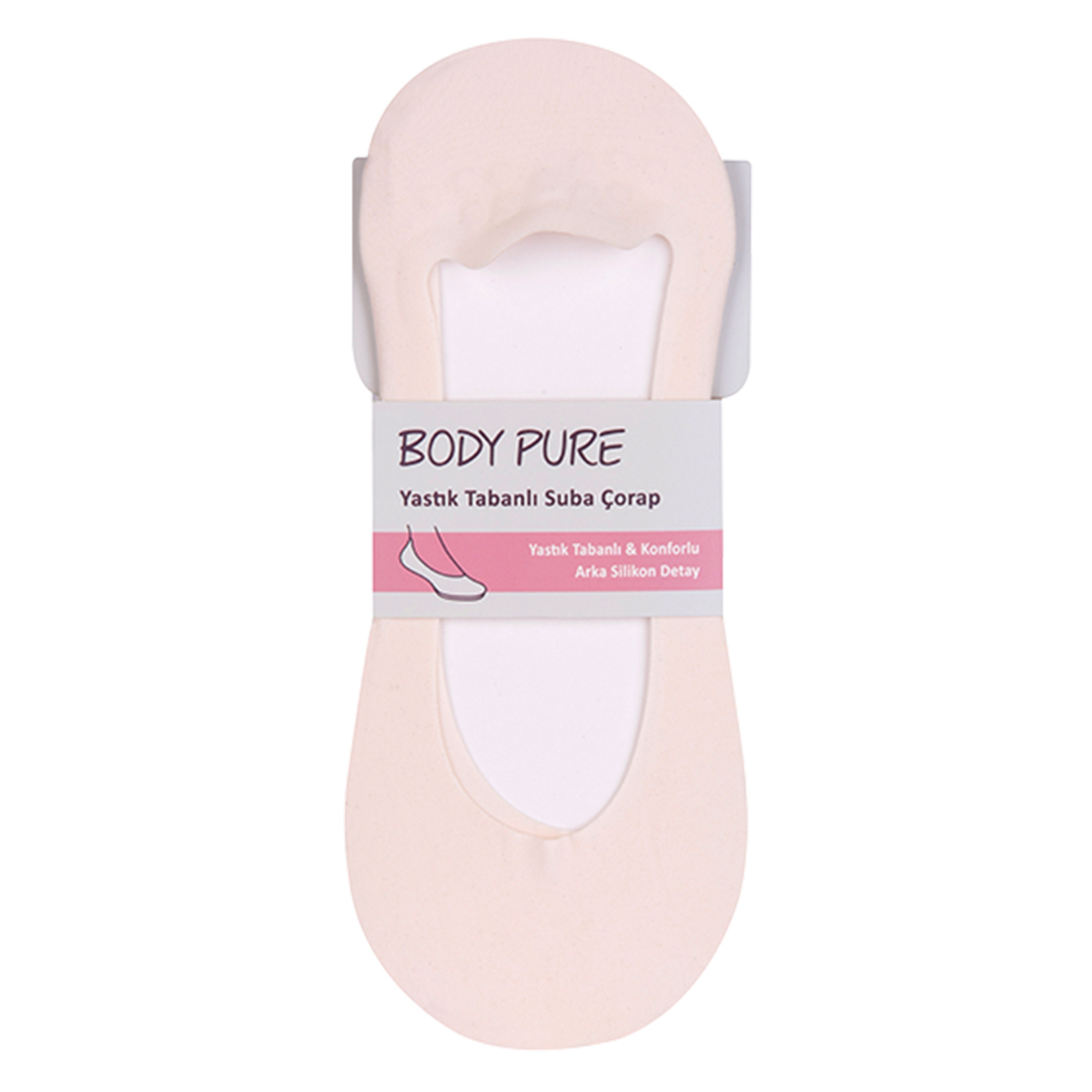 Body Pure Yastık Tabanlı Suba Çorap - Görsel 2