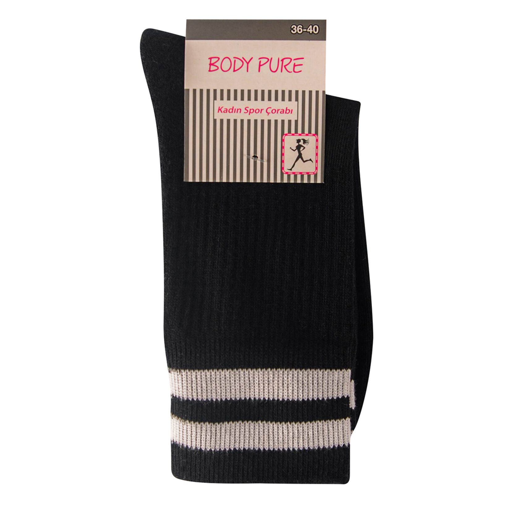 Body Pure Kadın Spor Çorabı 36-40 - Görsel 2