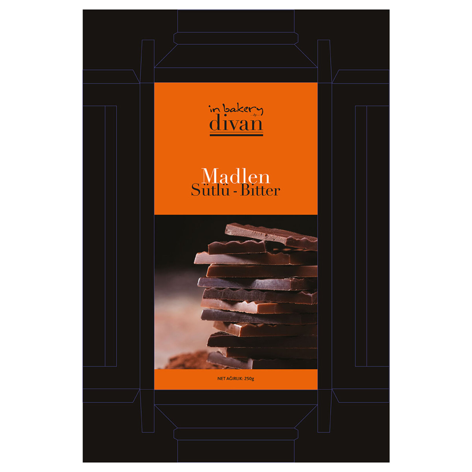 In Bakery By Divan Sütlü Ve Bitter Madlen Çik.250g