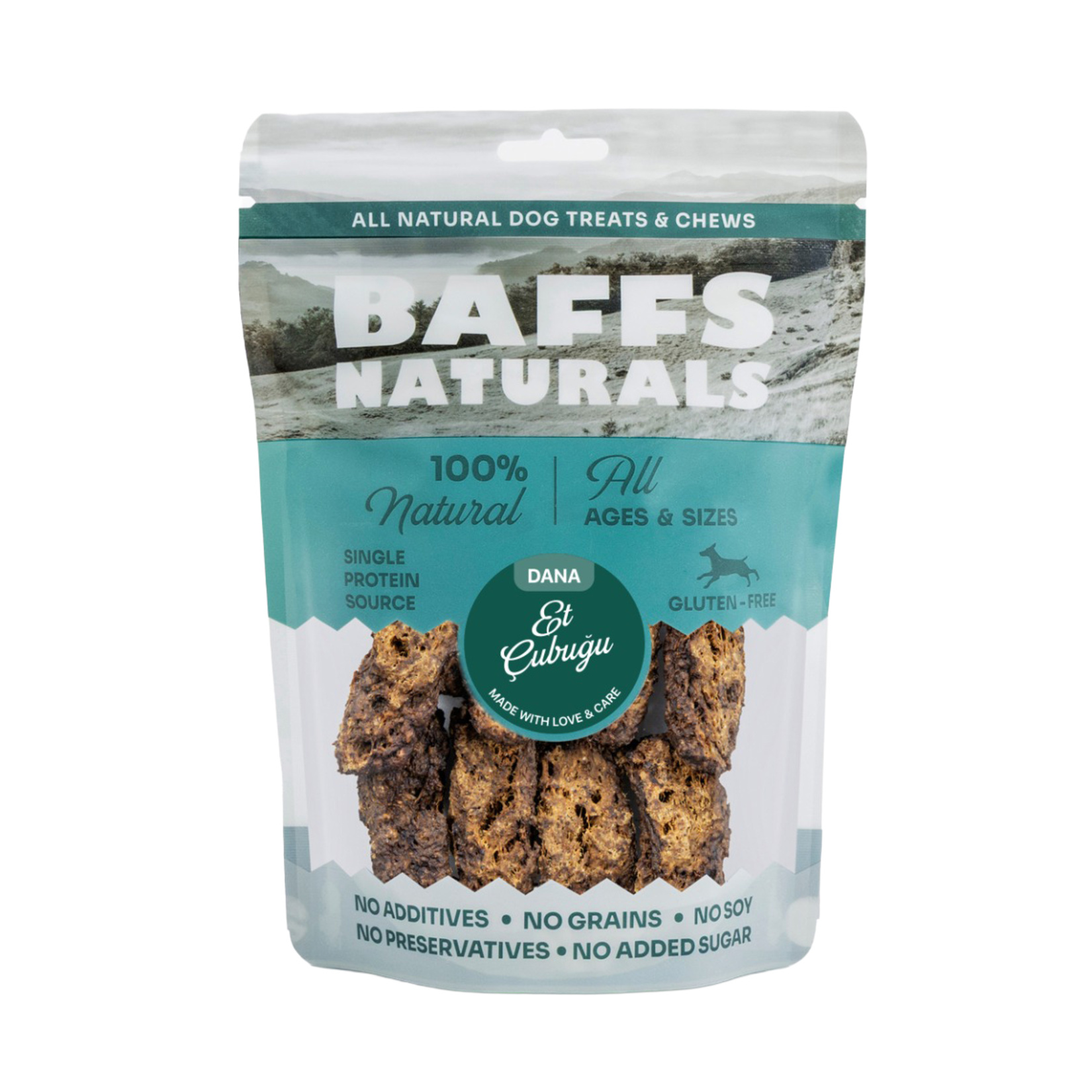 Baffs Naturals Dana Et Çubuğu Köpek Ödül Maması 100 G