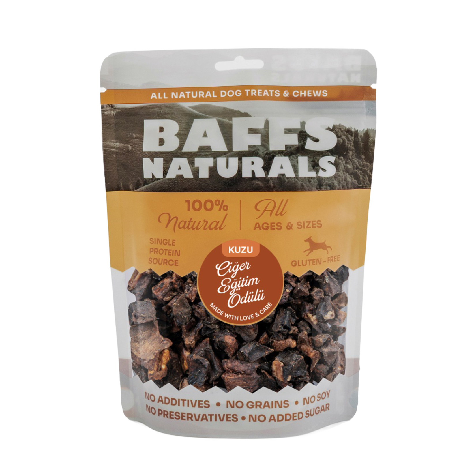 Baffs Naturals Kuzu Ciğer Eğitim Ödül Maması 100 G
