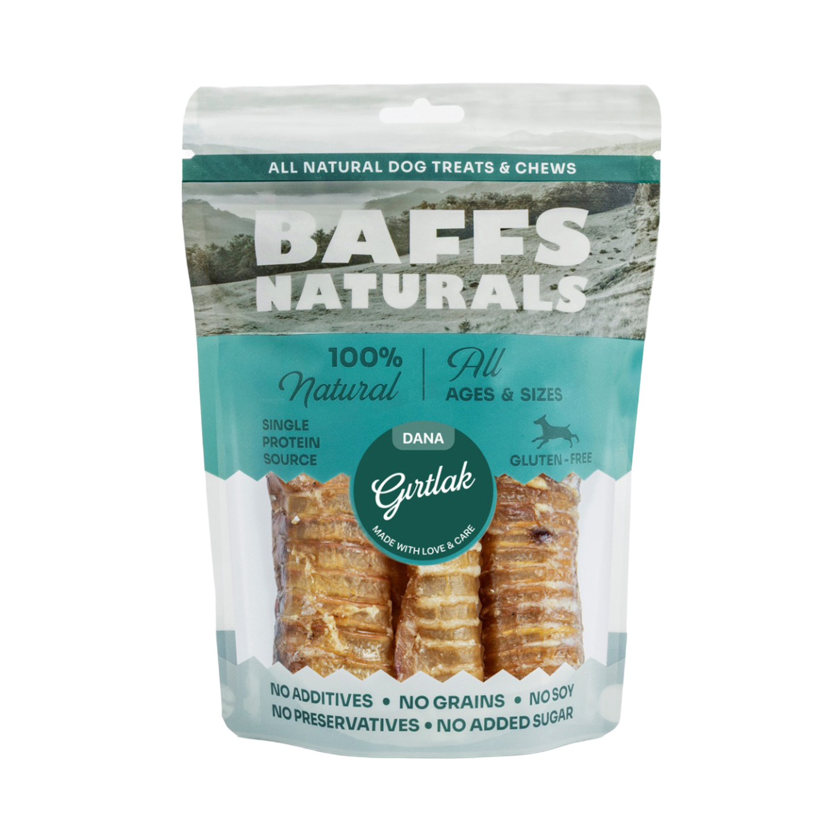Baffs Naturals Dana Gırtlak Çiğnemelik Köpek Ödül Maması 100 G