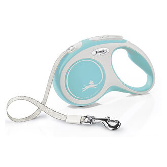 Flexi New Comfort S Beden Açık Mavi 5 M Şerit Tasma