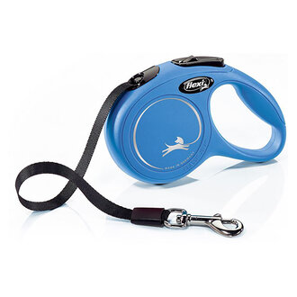 Flexi New Classic Şerit Tasma 3 M Mavi XS