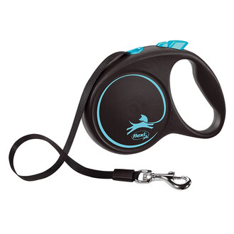Flexi Black Design Şerit Tasma 5 M Mavi M
