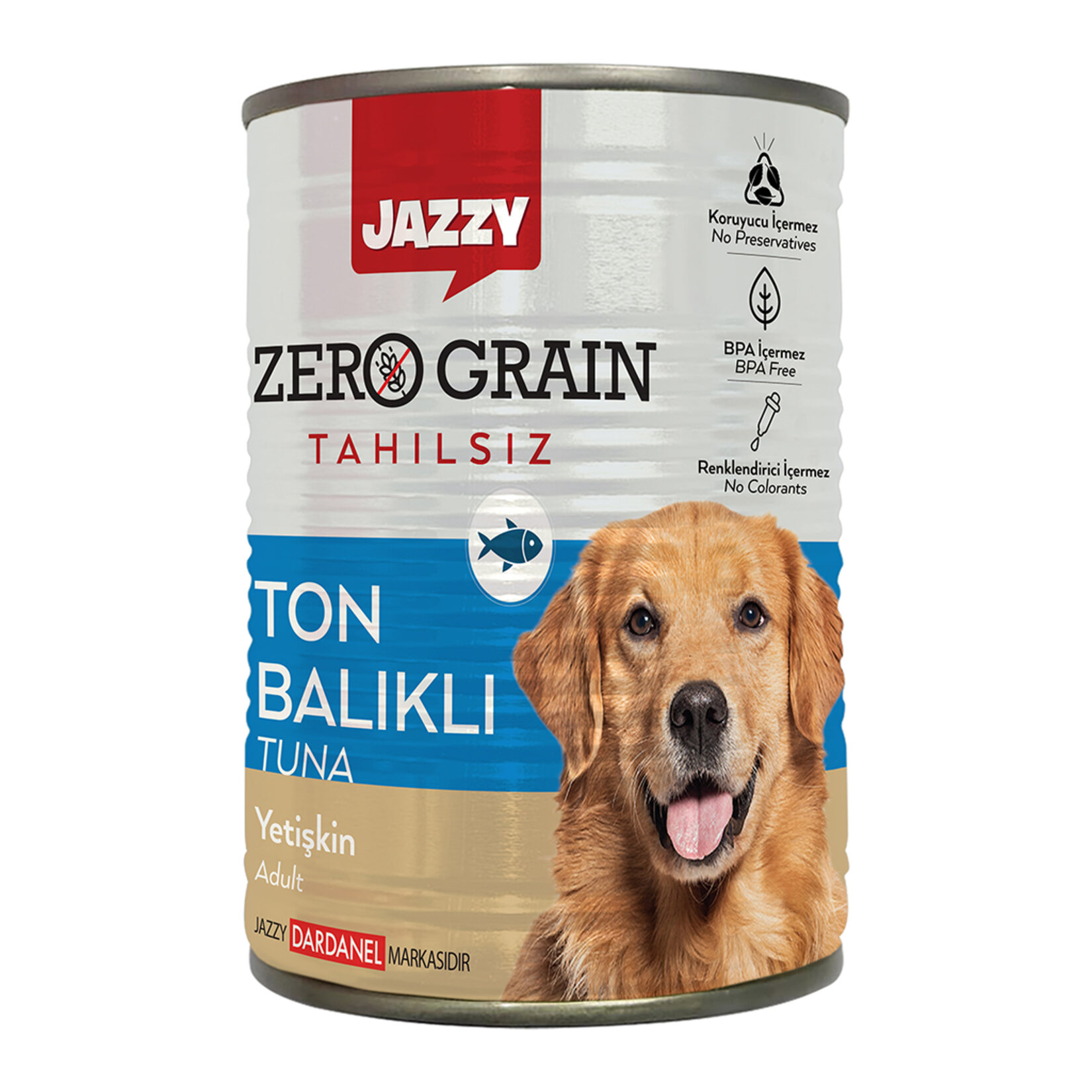 Jazzy Zero Grain Köpek Maması Ton Balıklı 380 G