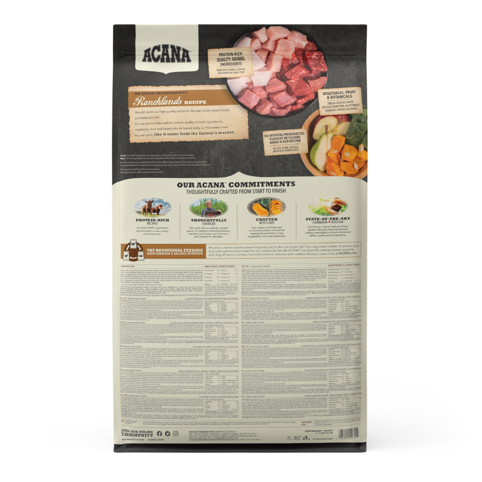 Acana Regionals Ranchlands Köpek Maması 11.4 Kg - Görsel 2
