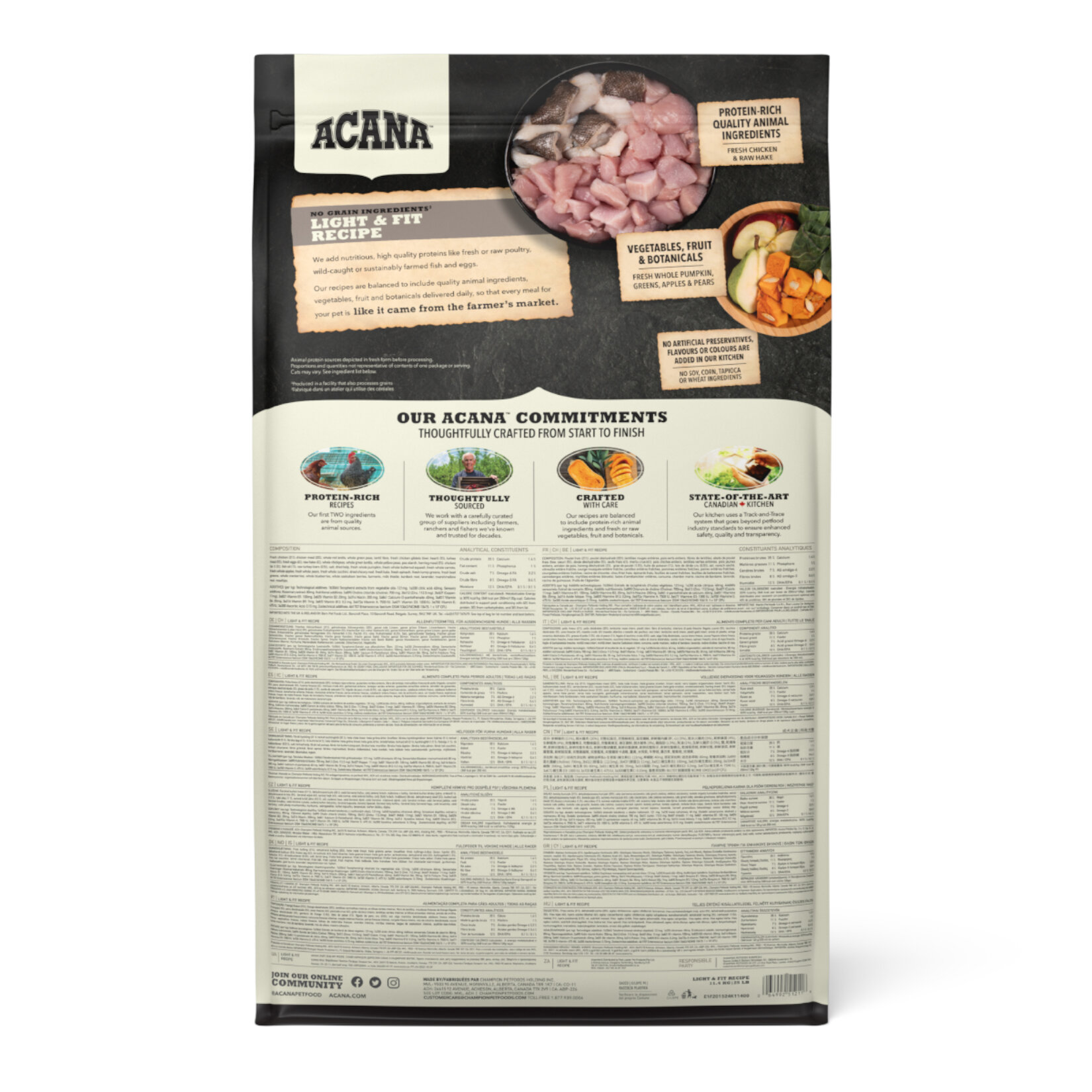 Acana Heritage Light Fit Fazla Kilolu Köpek 11.4 Kg - Görsel 2