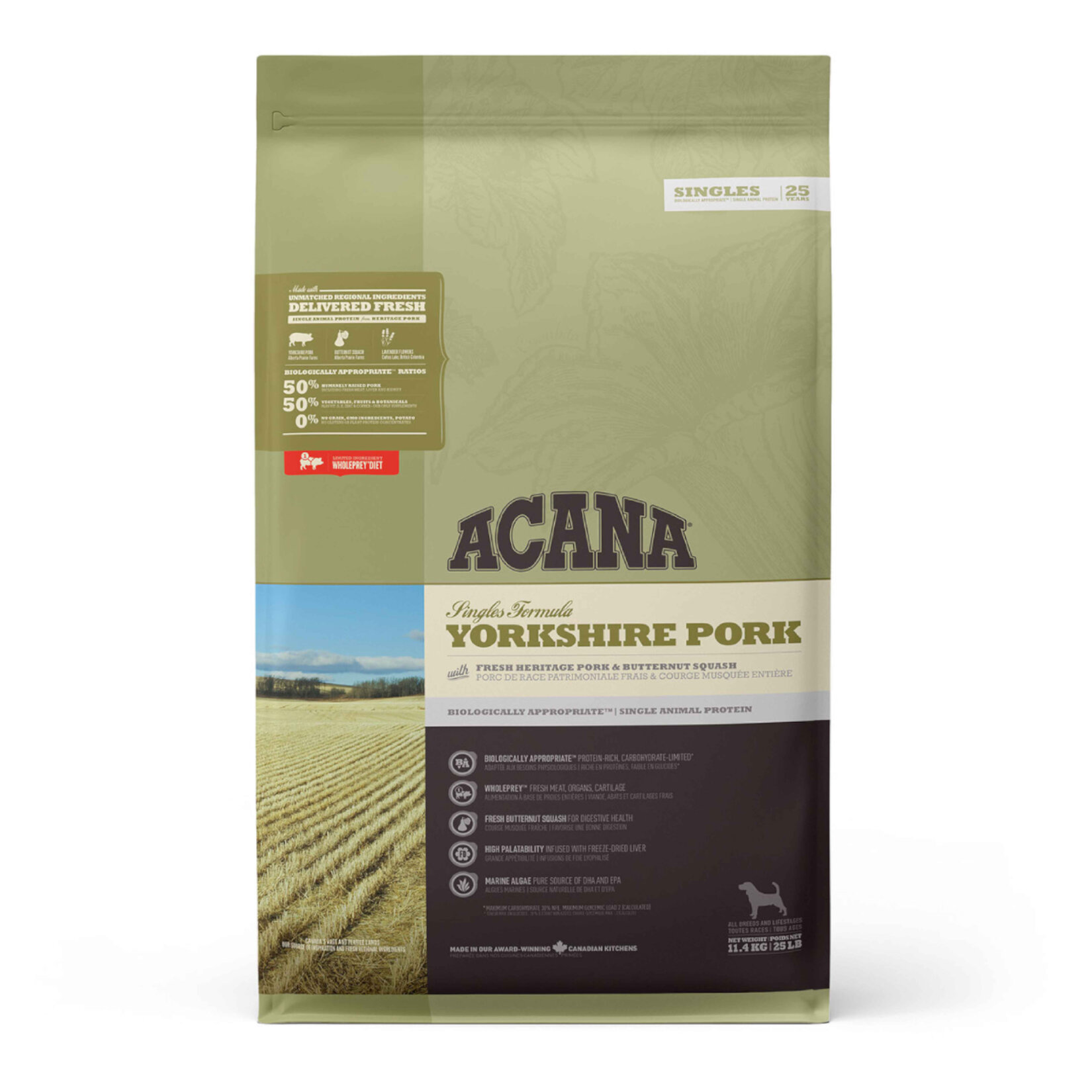 Acana Singles - Yorkshire Pork Köpek Maması 11.4 Kg - Görsel 1