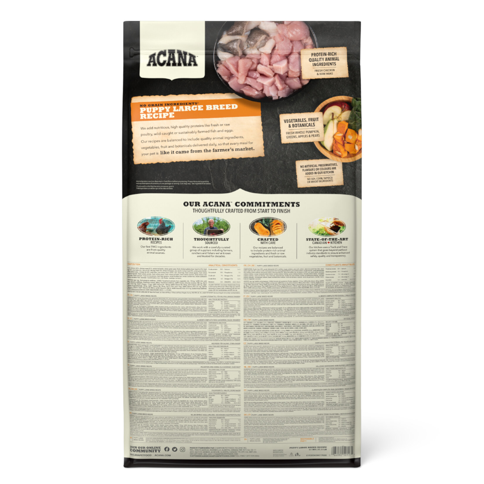 Acana Heritage Puppy Large Breed Köpek Maması 17 Kg - Görsel 2