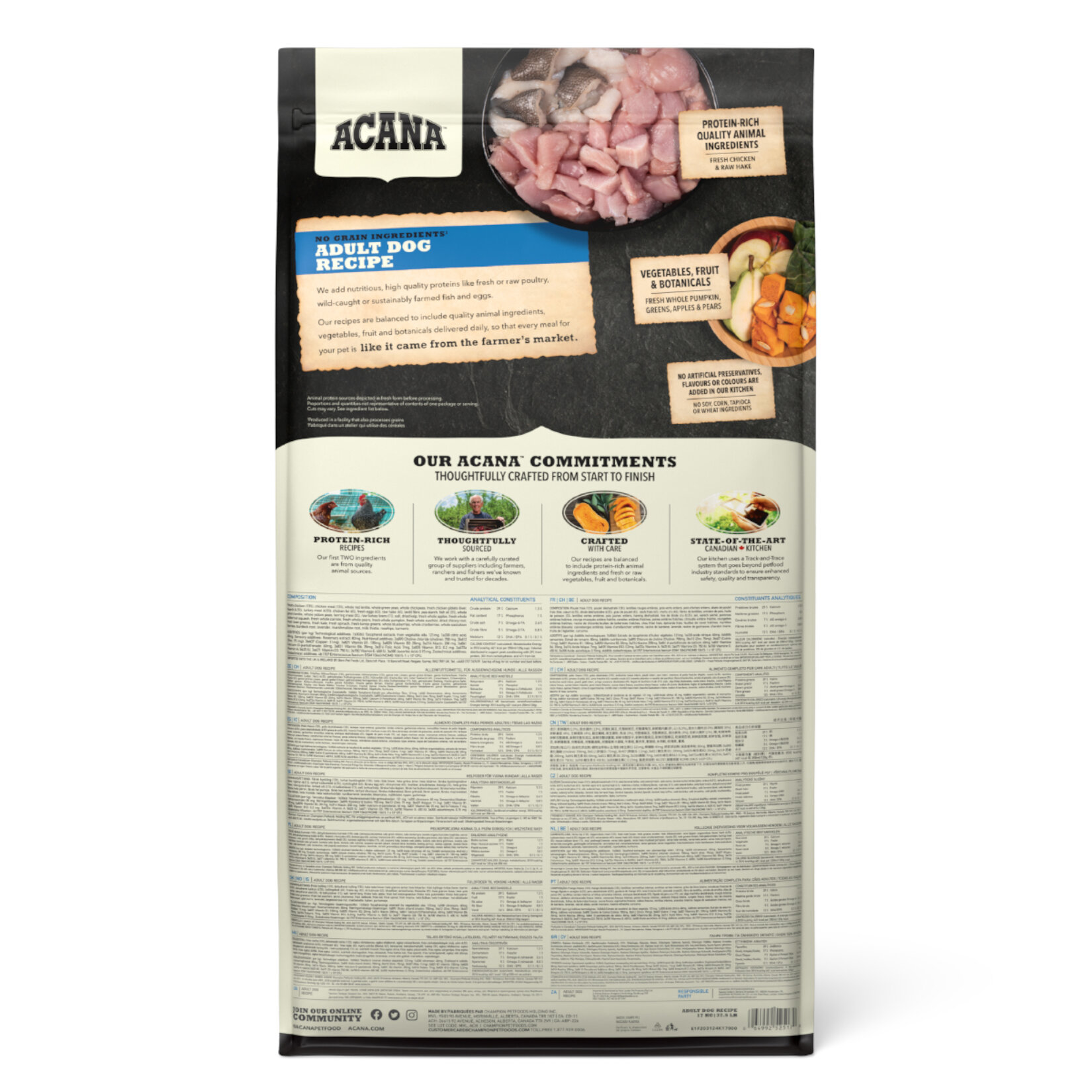 Acana Heritage Adult Yetişken Köpek Maması 17 Kg - Görsel 2