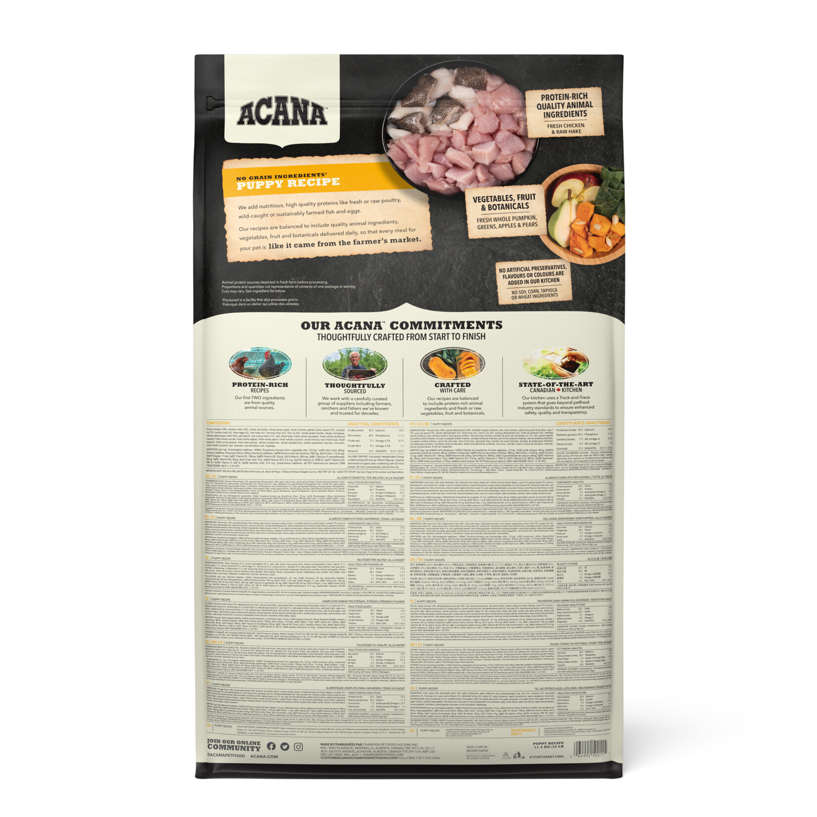 Acana Heritage Puppy Junior Yavru Köpek Mama 11.4 Kg - Görsel 2