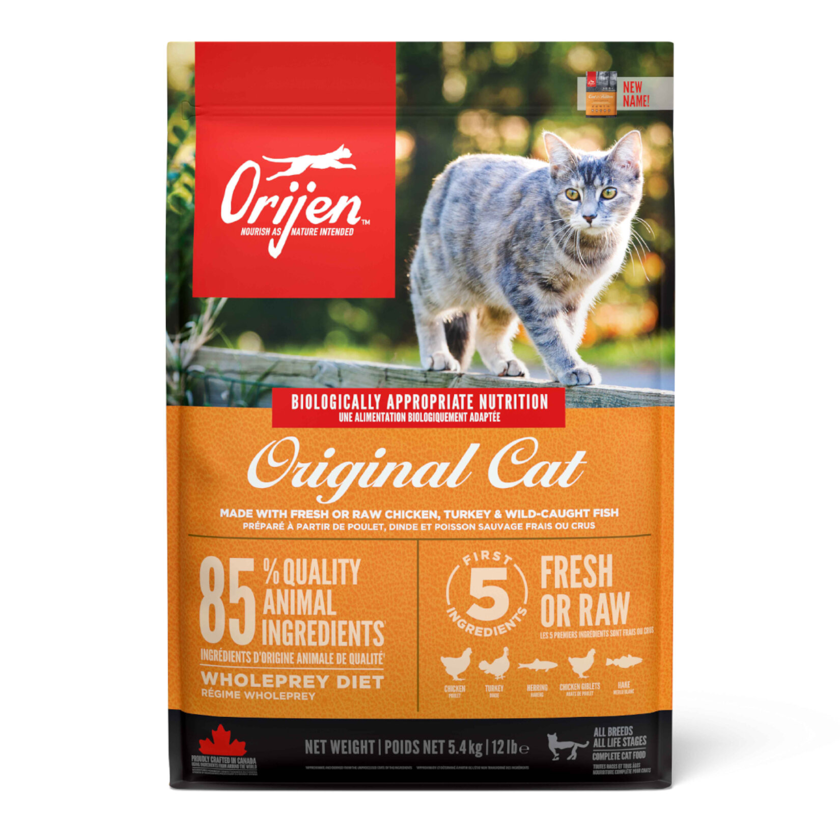 Orijen Original Yavru Ve Yetişkin Kedi Maması 5.4 Kg - Görsel 1