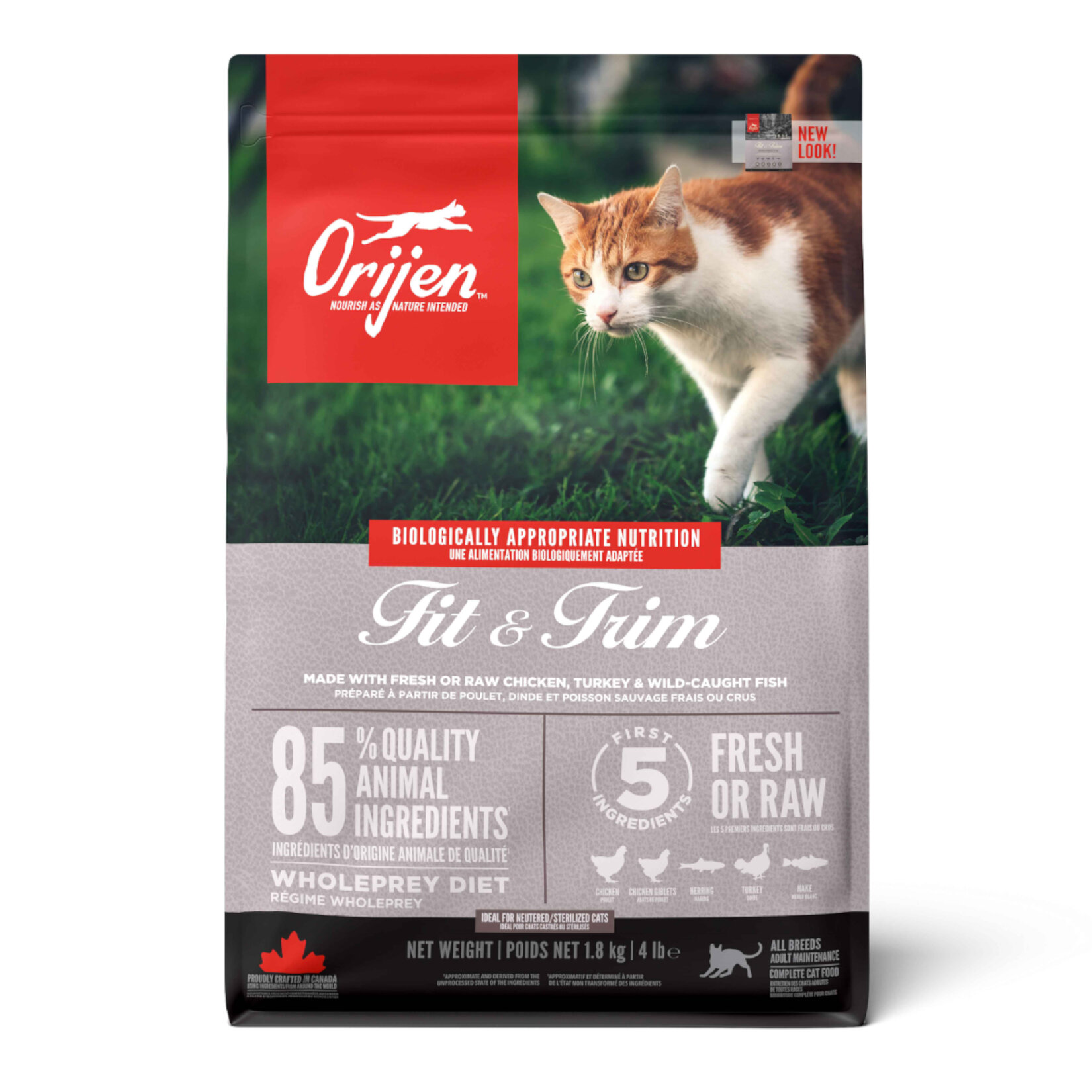 Orijen Fit & Trim Kedi Maması 1.8 Kg - Görsel 1