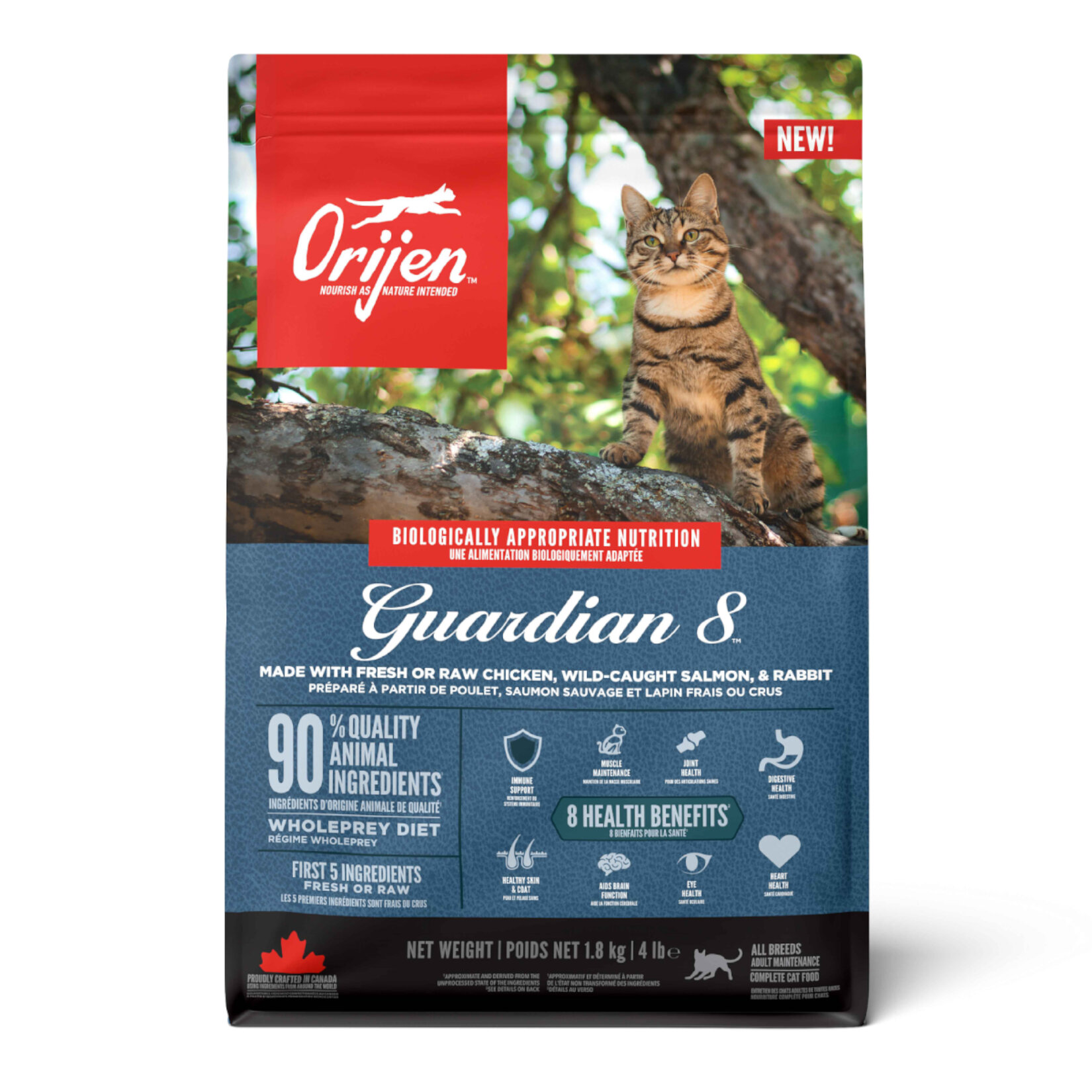 Orijen Guardian 8 Yetişkin Kediler İçin Kedi Maması 1.8 Kg - Görsel 1