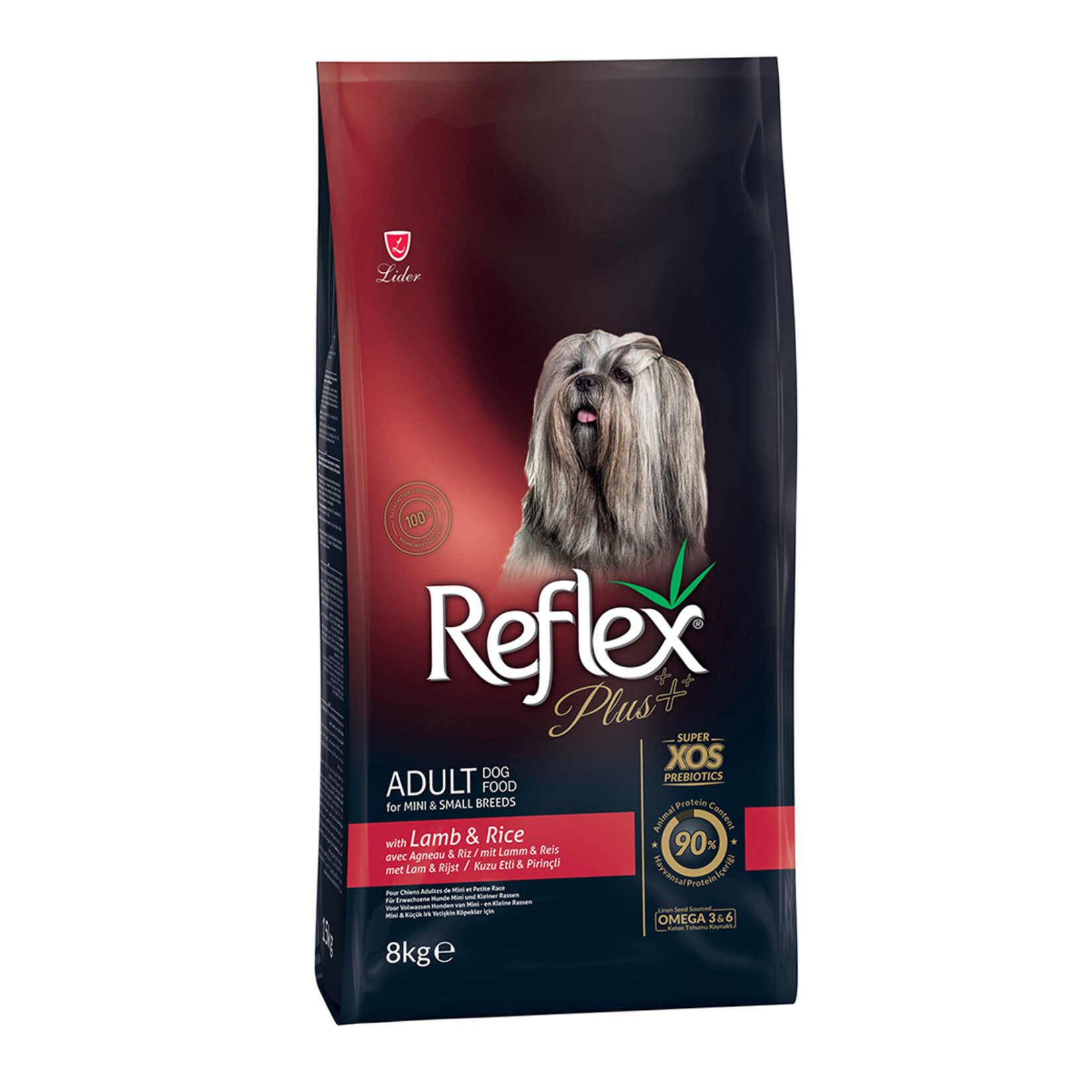 Reflex Plus Kuzu & Pirinçli Mini Irk Yetişkin Köpek Maması 8 Kg