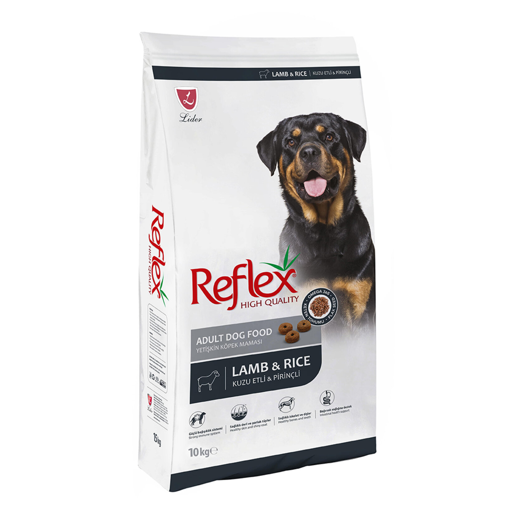 Reflex Kuzu Etli & Pirinçli Yetişkin Köpek Maması 10 Kg