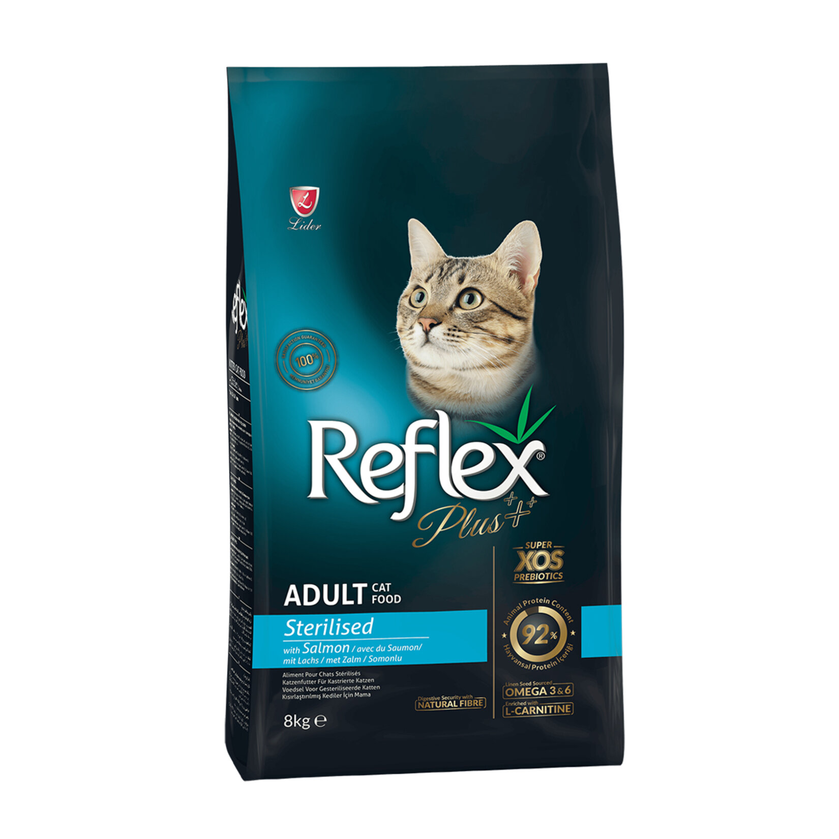 Reflex Plus Somonlu Kısır Yetişkin Kedi Maması 8 Kg