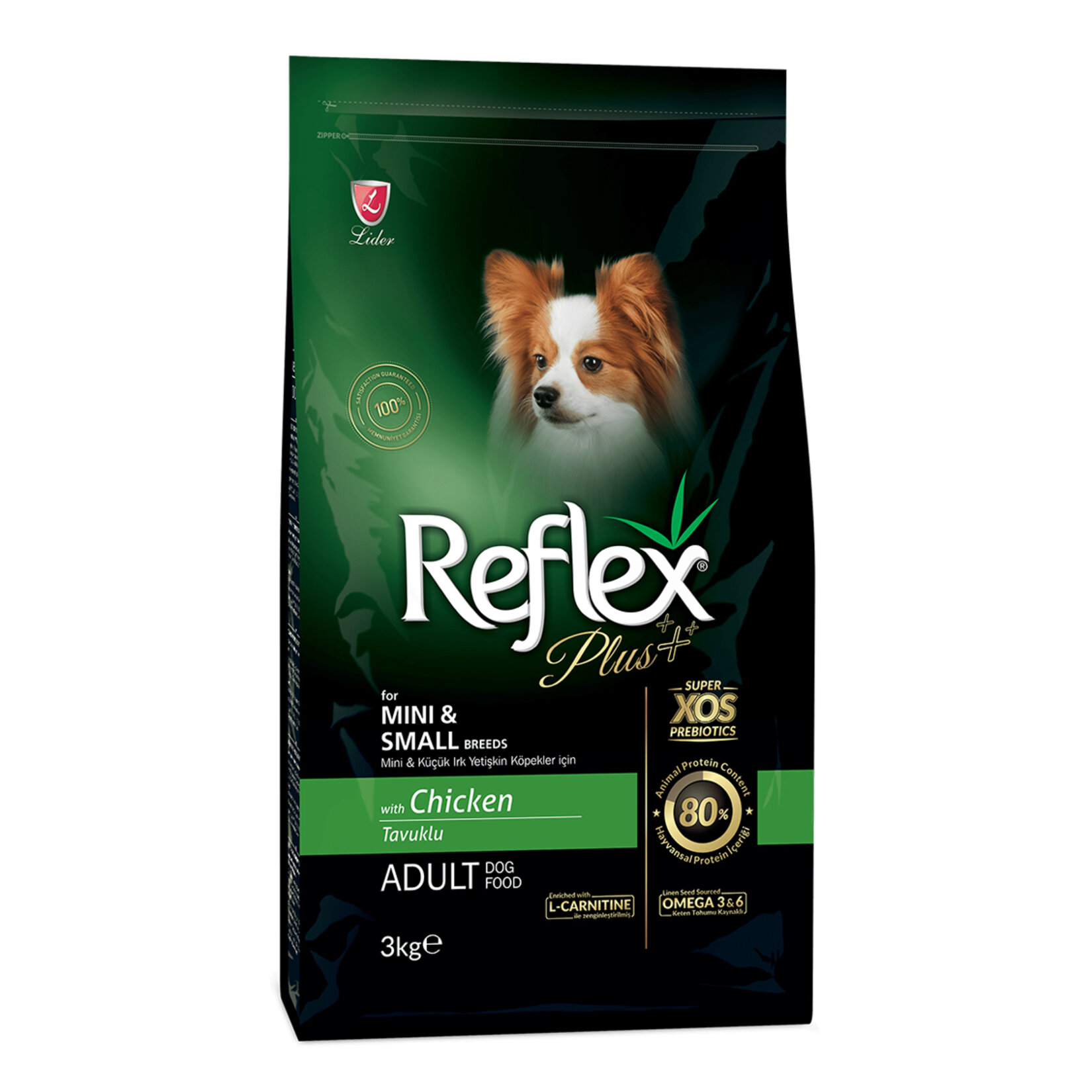 Reflex Plus Tavuklu Mini Irk Köpek Maması 3 Kg