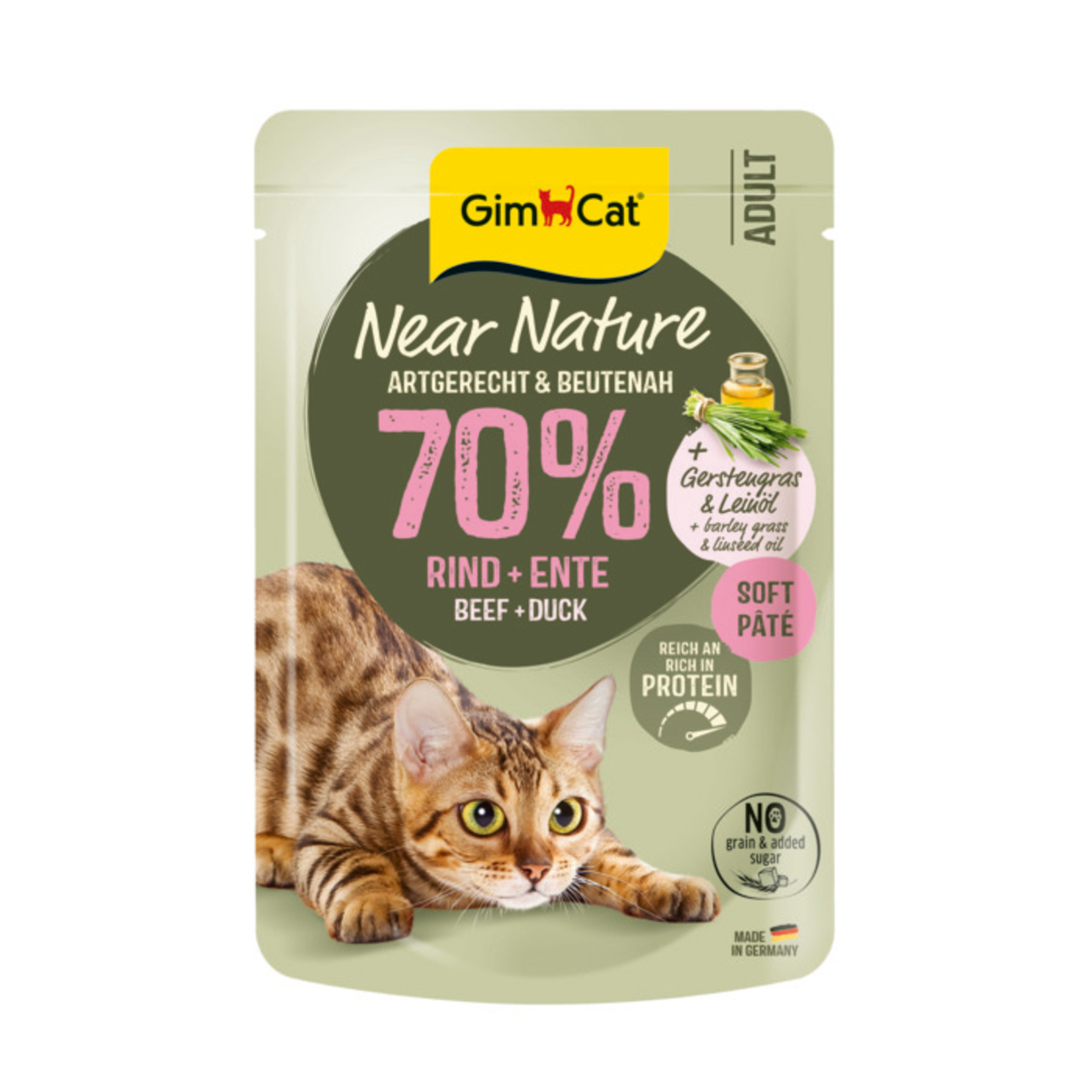 Gimcat Near Nature Sığır Etli & Ördekli 85 G