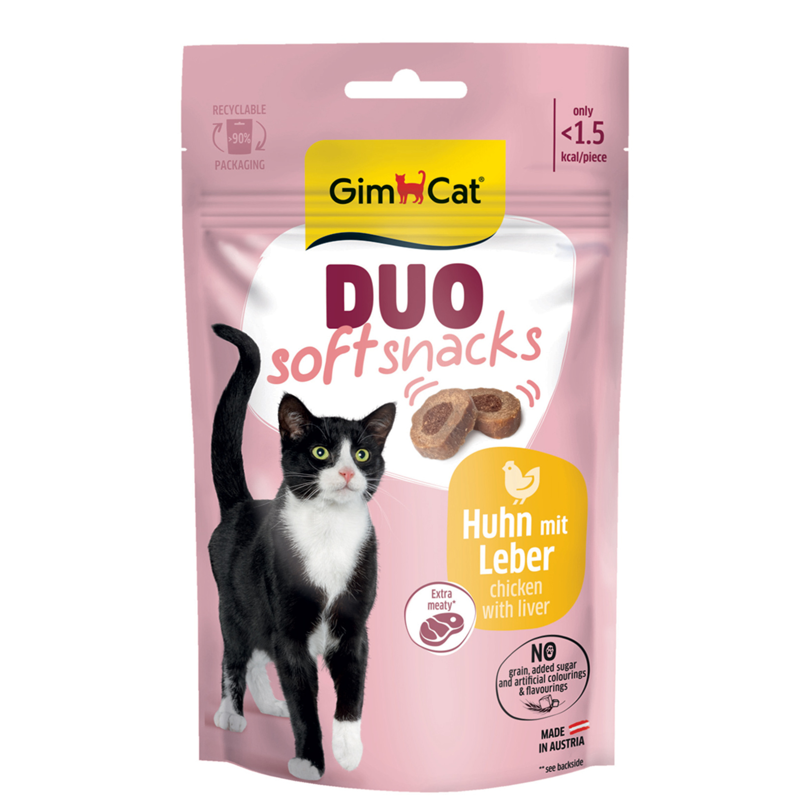 Gimcat Duo Soft Snacks Chicken With Liver 50 G