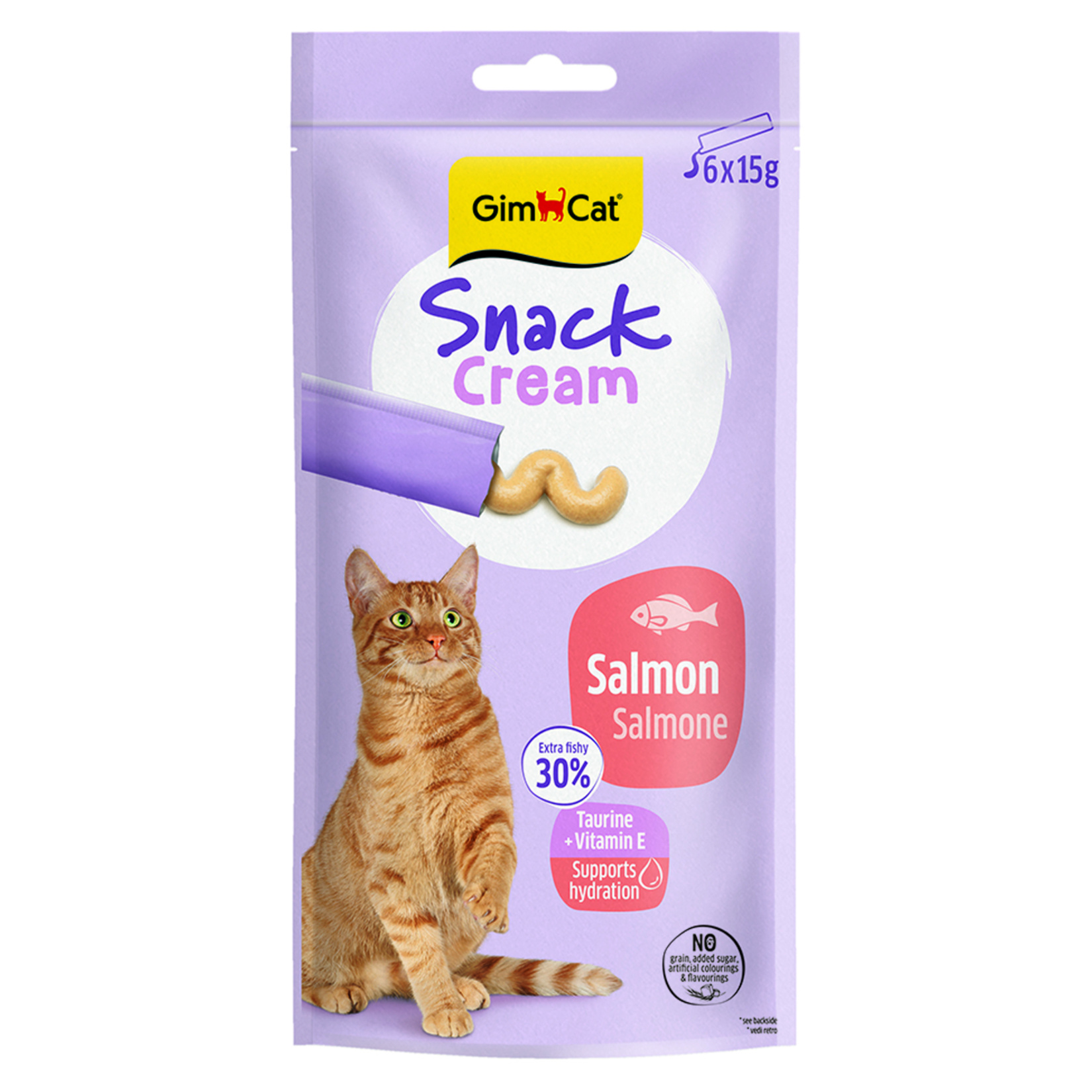 Gimcat Snack Cream Salmon Kedi Ödülü 6 x 15 G