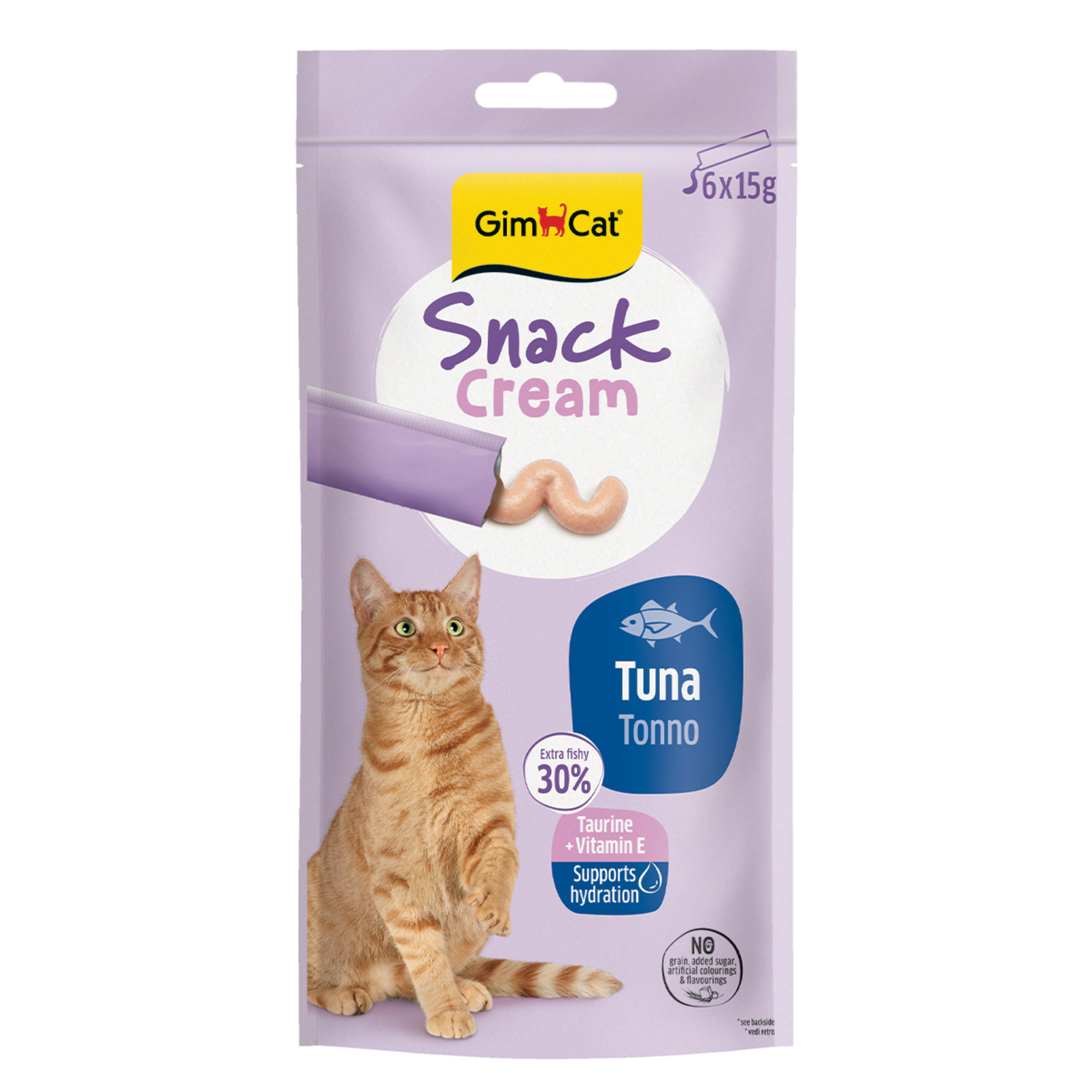 Gimcat Snack Cream Tuna Kedi Ödülü 6 x 15 G