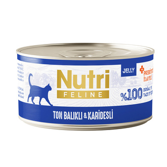 Nutri Feline Ton Balıklı Karides Jelly Yetişkin Kedi Konservesi 70  G