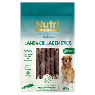 Nutri Canin Kuzu Etli Kolajen Çubuk 80 G