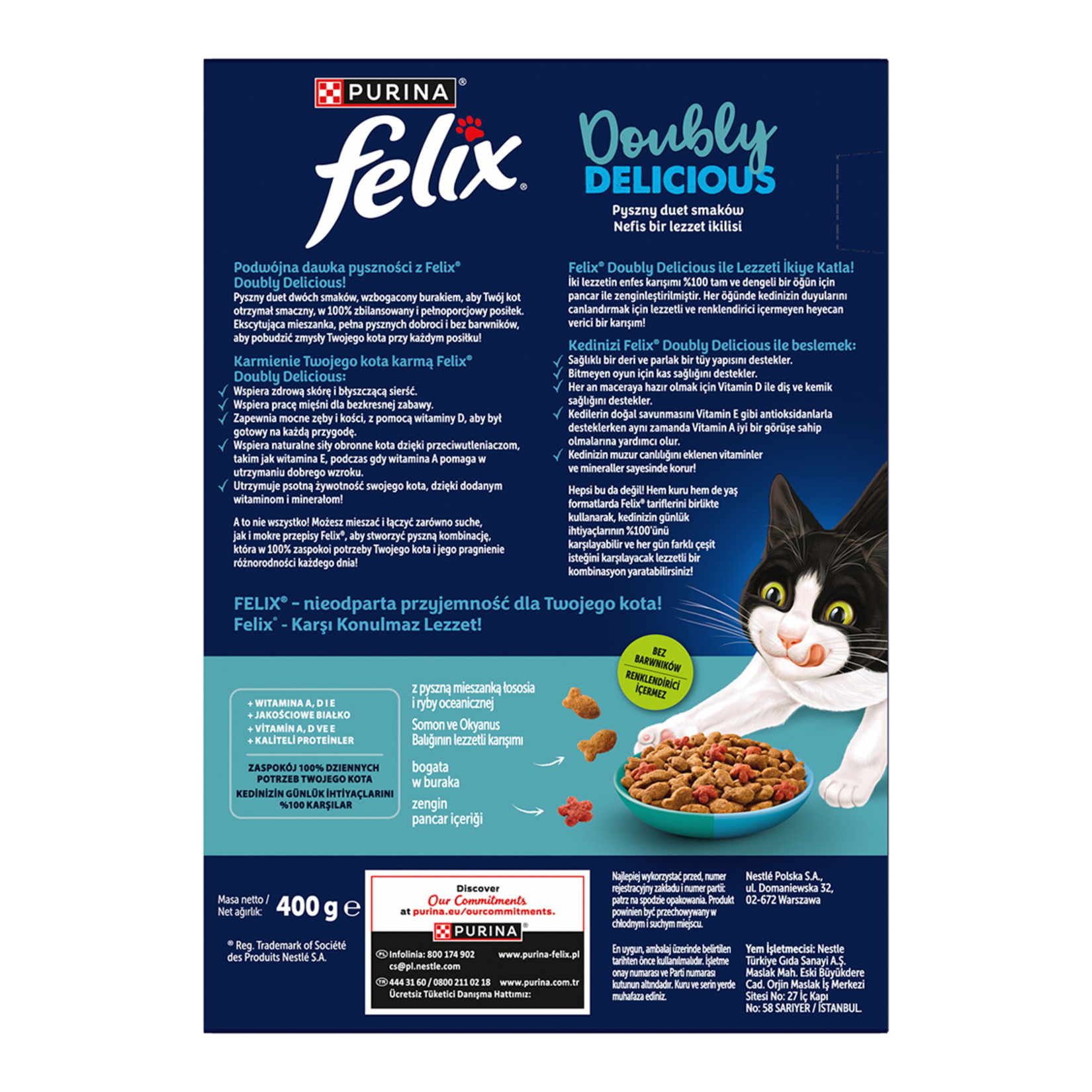 Felix Doubly Delicious Çifte Lezzet Balıklı 400 G - Görsel 2