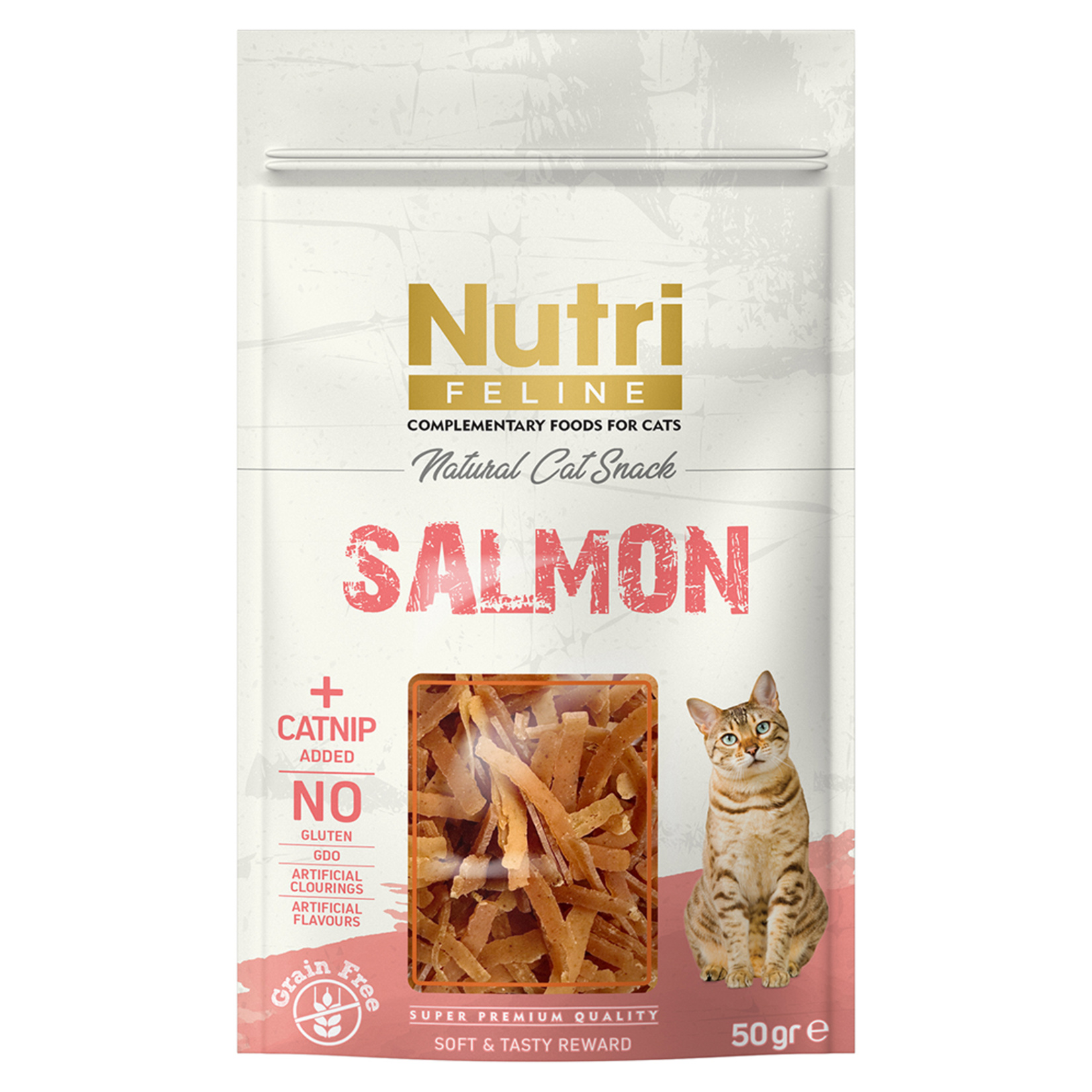 Nutri Feline Somonlu ve Kedi Otlu Et Ödül 50 G