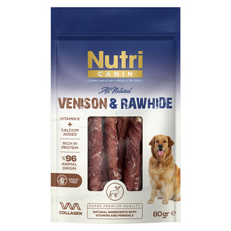 Nutri Canin Geyik Eti Sarılı Kemik 80 G