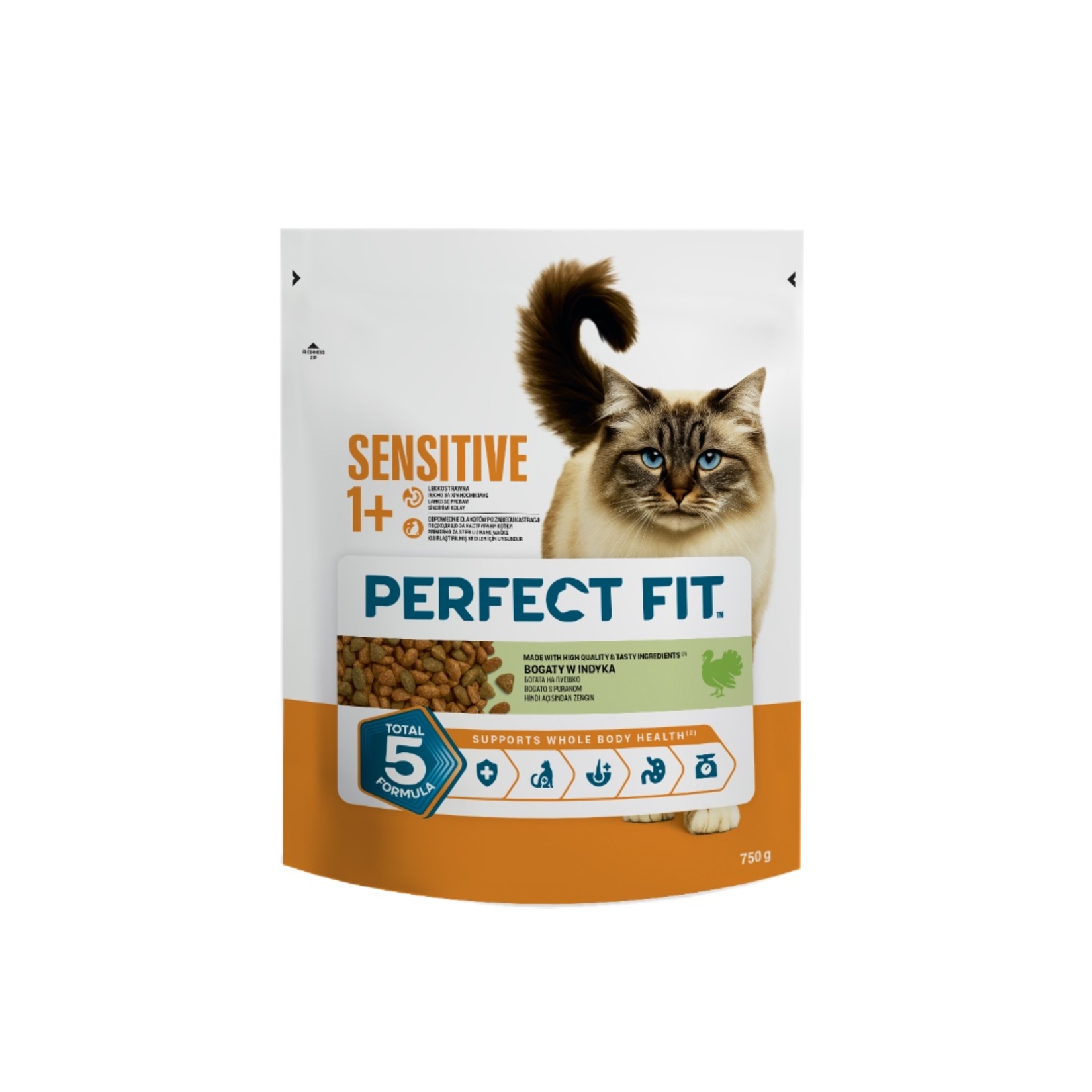Perfect Fit Sensetive Hindili Kedi Maması 750 G - Görsel 1