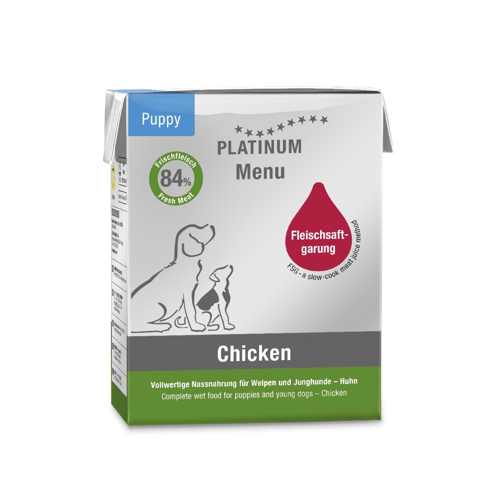 Platinum Tavuklu Yavru Yaş Köpek Maması 375 G
